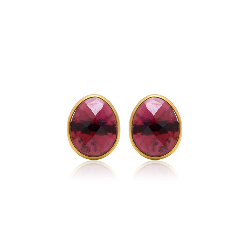 Bitsy Garnet Studs