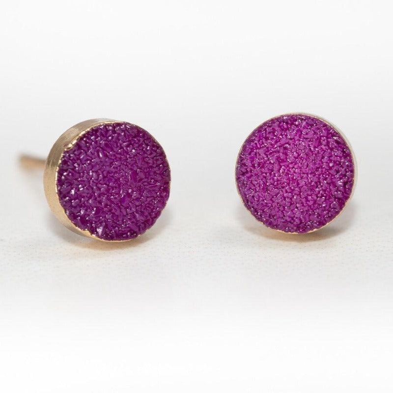 Mini Druzy Studs