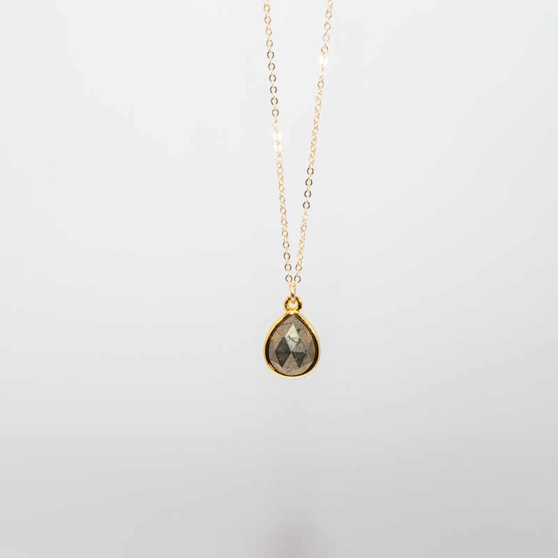 Pyrite Gem Necklace