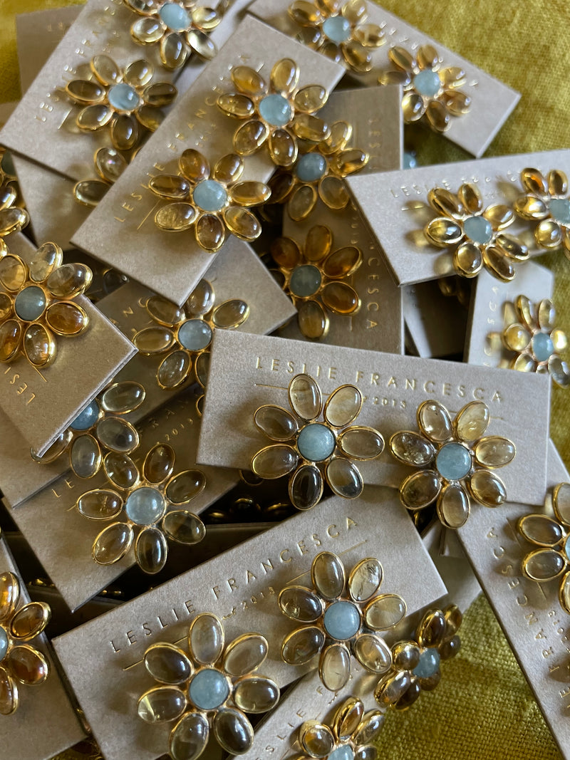 Daisy Gem Studs