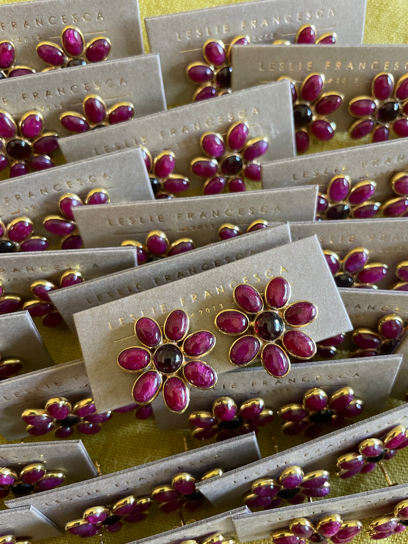 Daisy Gem Studs