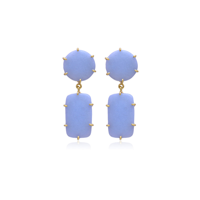 Queen Prong Drop Earrings