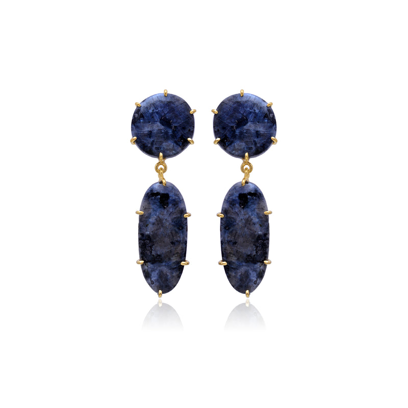 Queen Prong Drop Earrings