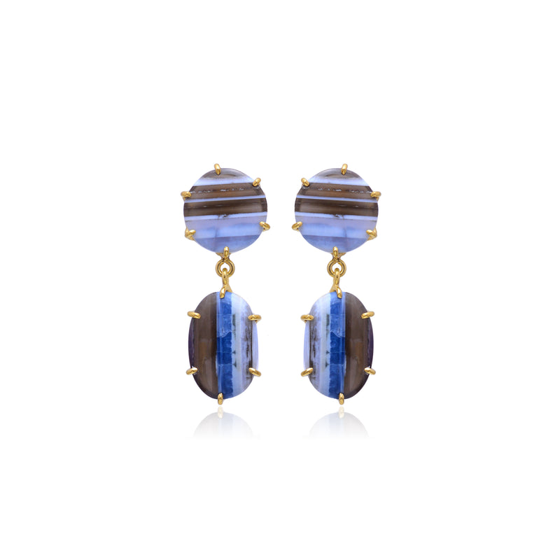 Queen Prong Drop Earrings